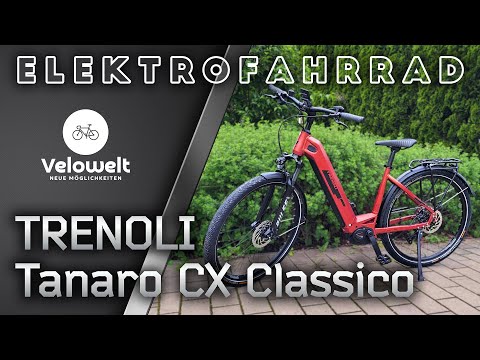 Trenoli Tanaro CX Classico pearl coral red matt 2024 28" 750 Wh Wave