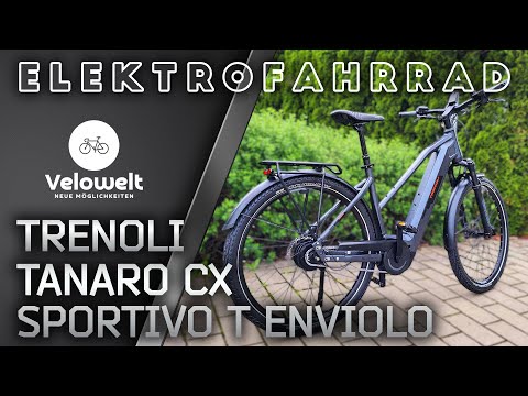 Trenoli TANARO CX SPORTIVO T ENVIOLO dark grey matt 2024 28" 750 Wh Trapez